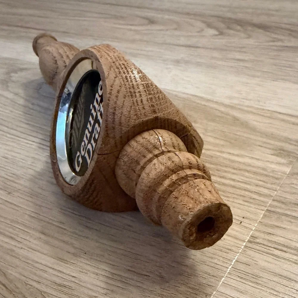 Miller Genuine Draft Wood Beer Tap Handle Bar‎ Decor Collectible